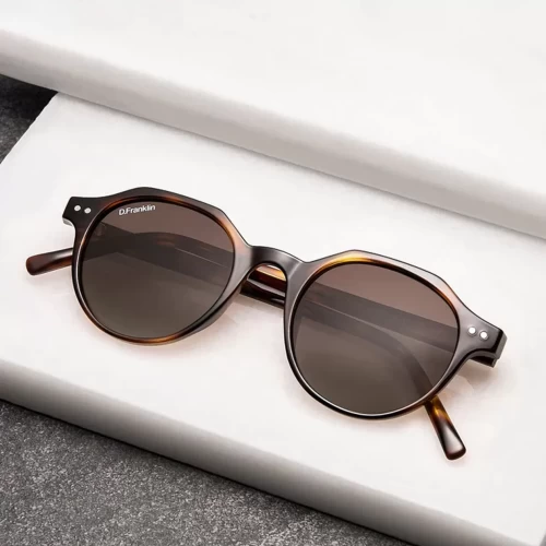 عینک آفتابی دی فرانکلین مدل D.franklin Ultra Light S Round Havana / Brown - Image 2