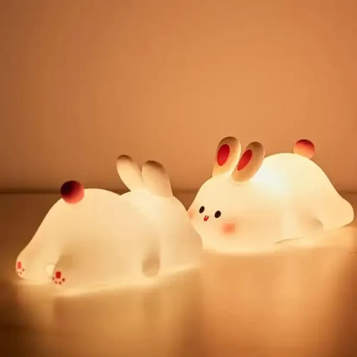 چراغ خواب سیلیکونی طرح خرگوش کد 121269