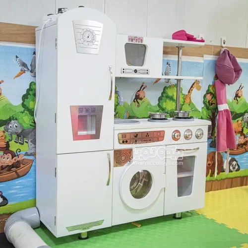 آشپزخانه کودک چوبی فول آپشن