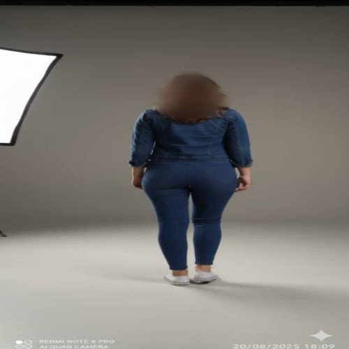 شلوار زنانه بدون جیب طرح جین رنگ بندی