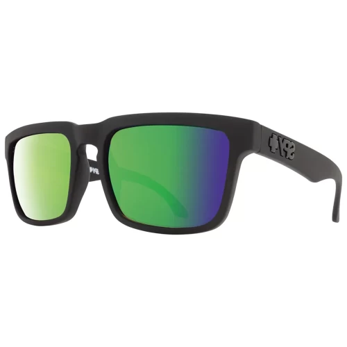 عینک آفتابی اسپای مدل SPY HELM MATTE BLACK - HAPPY BRONZE POLAR w/ GREEN SPECTRA - Image 2