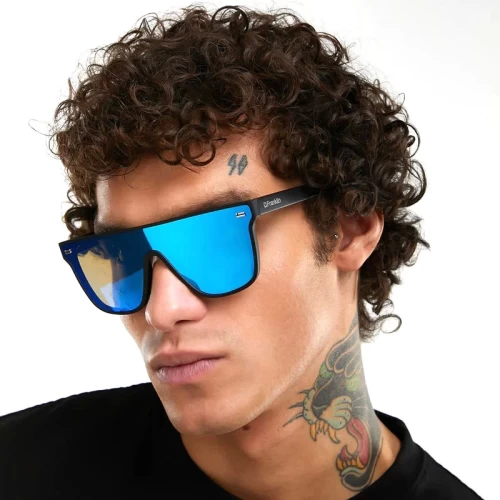 عینک آفتابی دی فرانکلین مدل D.franklin INFINITY / MATT BLACK - BLUE REVO - Image 2