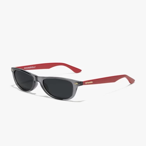 عینک آفتابی دی فرانکلین مدل D.Franklin ROOSEVELT V / SHINY CRYSTAL - BLACK - Image 3