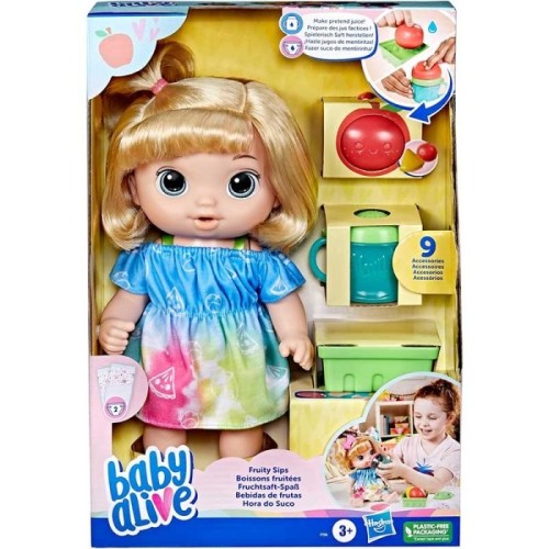 عروسک بیبی آلایو جیشی Fruity sips Baby Alive کد F7356