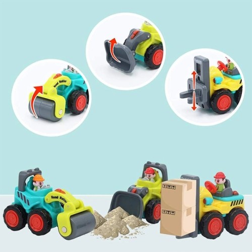 ماشین اسباب بازی بیل مکانیکی HUILE TOYS مدل P/A3116C/BM
