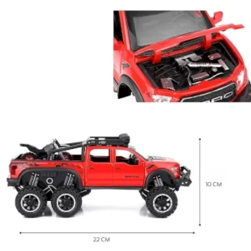 خرید و قیمت ماکت ماشین عقب کش مدل فورد Ford Rapator قرمز