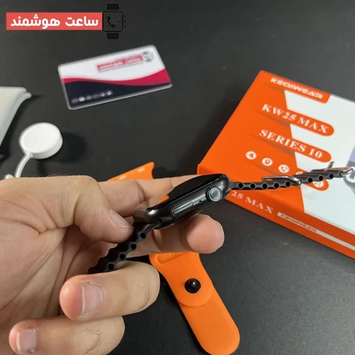 ساعت هوشمند اسمارت KW25 Max با 3 بند - Image 6