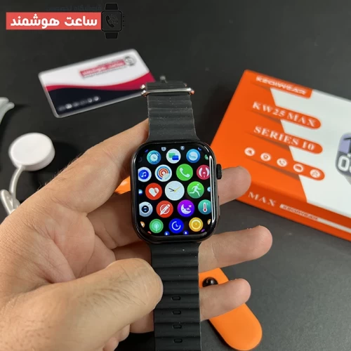ساعت هوشمند اسمارت KW25 Max با 3 بند - Image 5