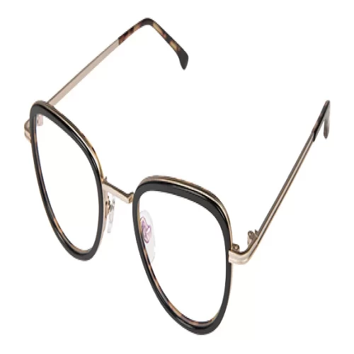 عینک طبی کومونو مدل Komono Frankie Black Tortoise White Gold - Image 2