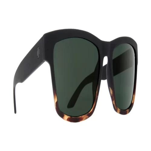 عینک آفتابی اسپای Haight 2 Soft Matte Black Tort Fade Happy Gray Green - Image 3