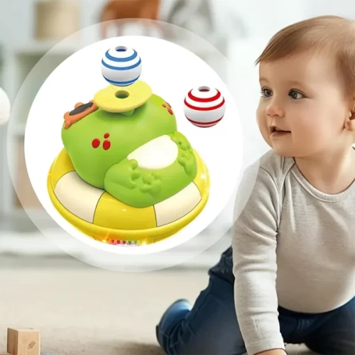 اسباب بازی موزیکال قورباغه و توپ فوتی کد QB164Y