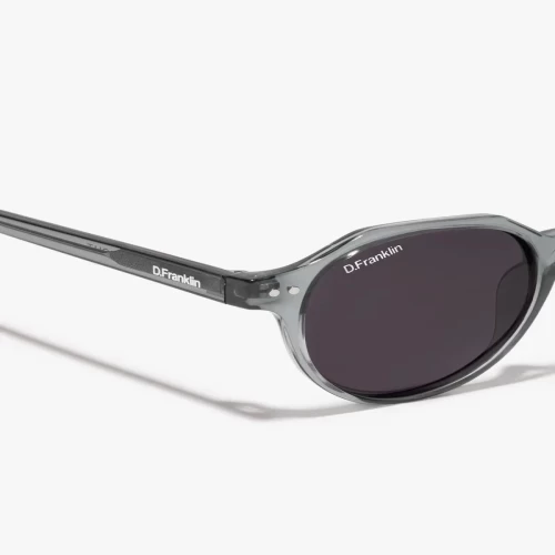 عینک آفتابی دی فرانکلین مدل D.Franklin ULTRA LIGHT S ROUND / CRYSTAL GREY - BLACK - Image 7
