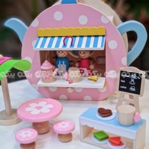 اسباب بازی آشپزی چوبی با آدمک کد BZ-24