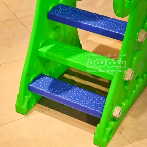 سرسره کودک مدل لبخند رنگ سبز روشن کد 4346526
