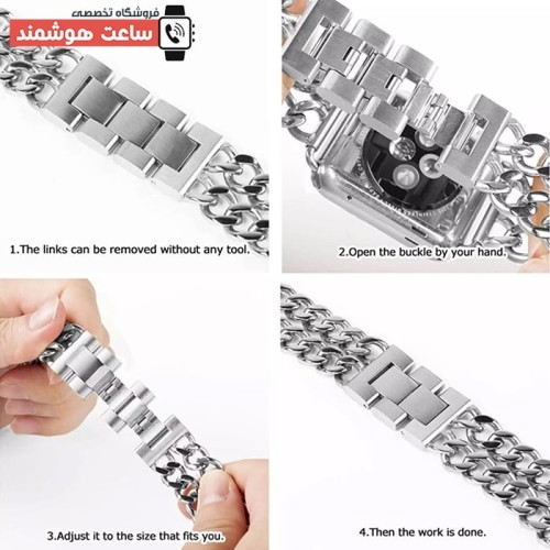 بند کارتیر دو لاین اپل واچ کد 1590 - Image 5