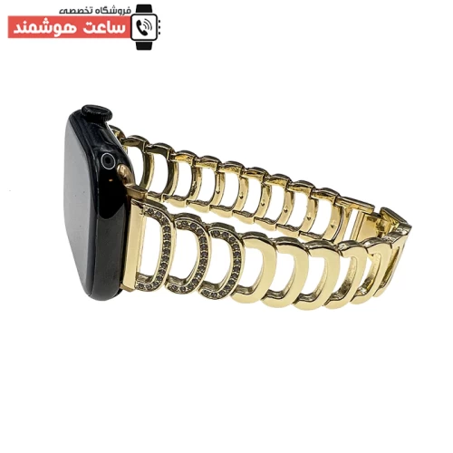 بند اپل واچ نگین دار باریک کد 1470 - Image 4