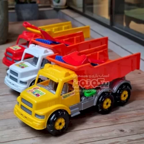 کامیون اسباب بازی خاکریز Maxi Truck سفید