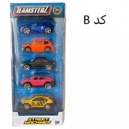 ست اسباب بازی ماشین فلزی 5 عددی کد 1416212