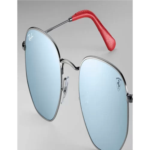 عینک آفتابی RayBan 3548NM Scuderia Ferrari Gunmetal Silver Flash - Image 3