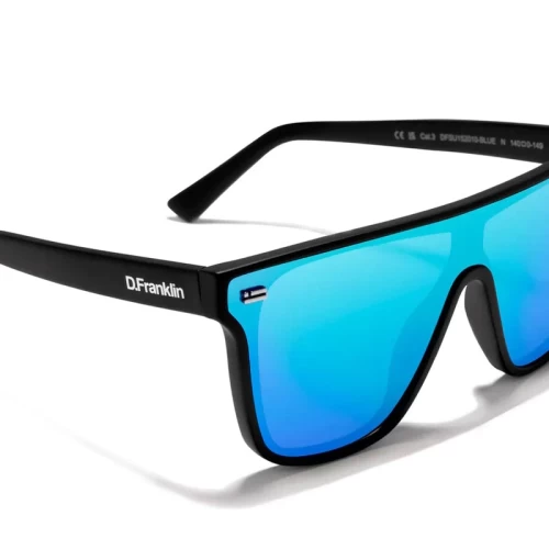 عینک آفتابی دی فرانکلین مدل D.franklin INFINITY / MATT BLACK - BLUE REVO - Image 5