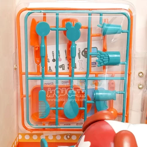 سگ اسباب بازی موزیکال مشکی به همراه واگن حمل و ست مراقبتی کد P/K1010/ME