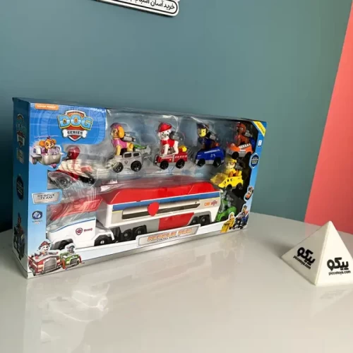 فیگور سگ های نگهبان پاوپاترول با اتوبوس Paw Patrol کد PH99