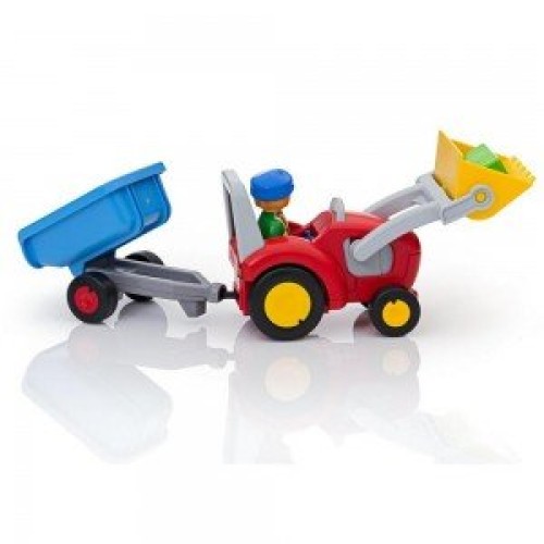 پلی موبیل مدل Tractor with Trailer 6964