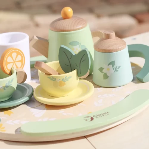 ست عصرانه خوری چوبی کلاسیک ورلد Vintage Afternoon Tea Set classic world کد 50576