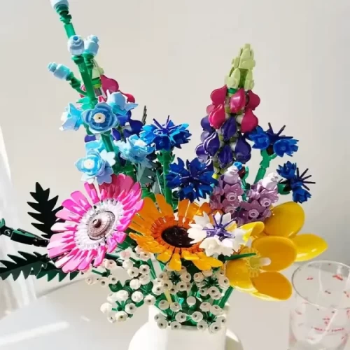 لگو دسته گل شکوفه های وحشی 939 تکه کد 8867
