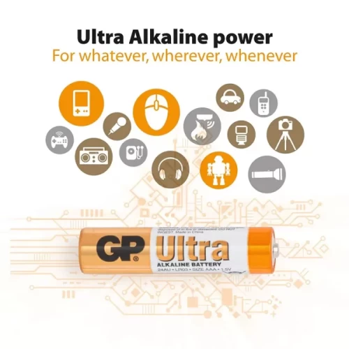 باتری نیم قلم GP تکی مدل Ultra alkaline کد GP24AU2P10
