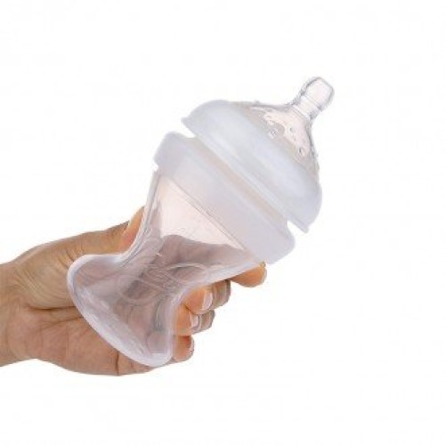 شیشه شیر سیلیکون نرم 210ml مدل Nuby 67017