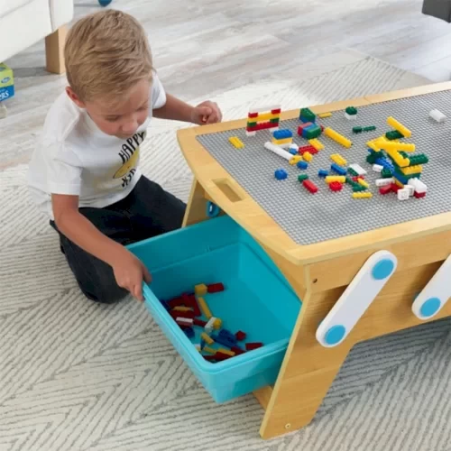 میز لگو بازی چوبی Kidkraft