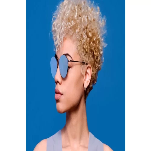 عینک آفتابی RayBan 3574N Blaze Round Bronze Copper Violet Mirror - Image 7