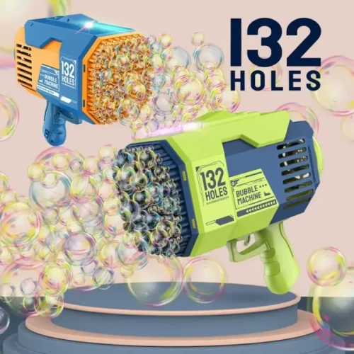 اسباب بازی تفنگ حباب ساز 132 حفره ای کد KB1141