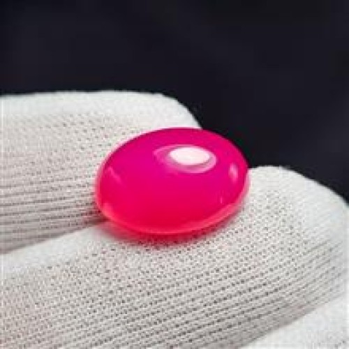 خرید نگین سنگ عقیق صورتی معدنی کد وردسا