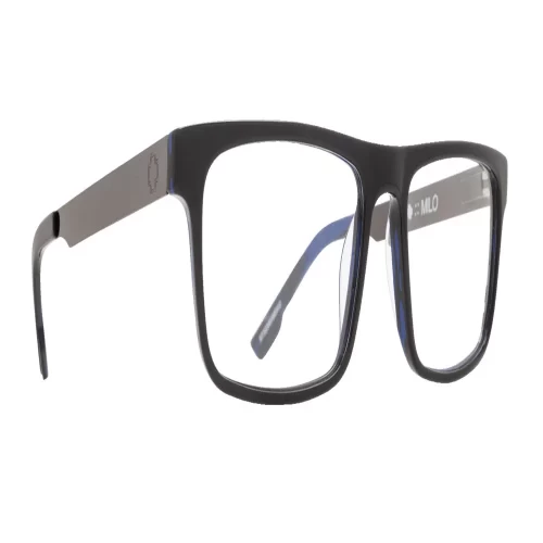عینک طبی اسپای مدل SPY Milo 53 Black Blue Horn - Image 3