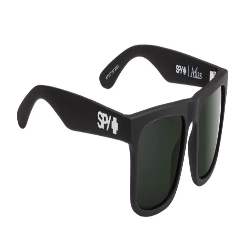 عینک آفتابی اسپای Spy Atlas Soft Matte Black Happy Gray Green - Image 3