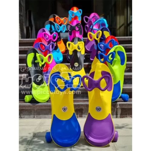سه چرخه لوپ کار چرخ ژله ای مشکی زرد کد PSA1793