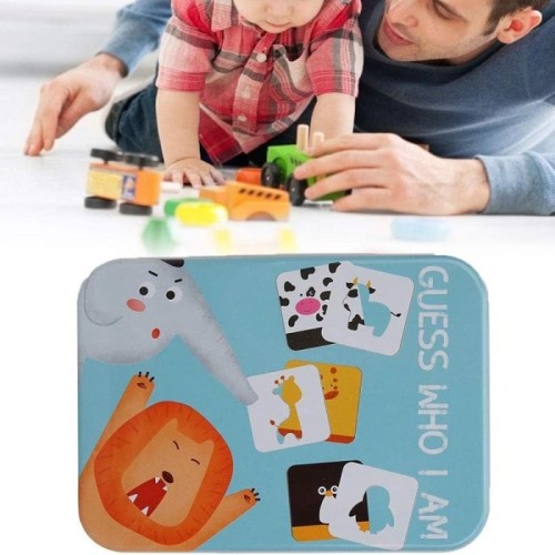 پازل قوطی فلزی حدس بزن مدل حیوانات جنگل کد P/100413/F