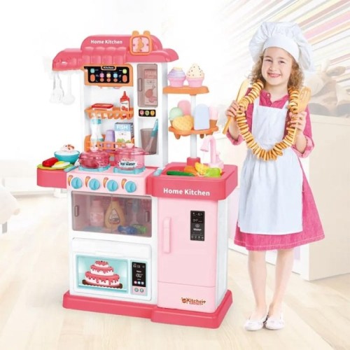 آشپزخانه کودک 45 تکه رنگ صورتی کد WDT35