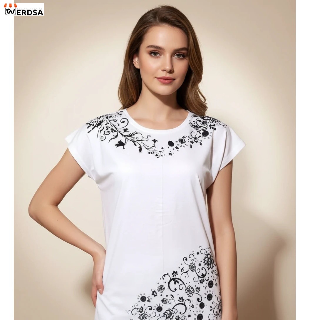 تیشرت سرخود زنانه راحتی بسیار زیبا با رنگ بندی مدل S10