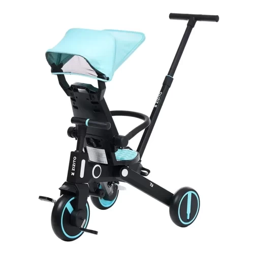 سه چرخه کودک سایبان دار رنگ تیفانی کد SL168
