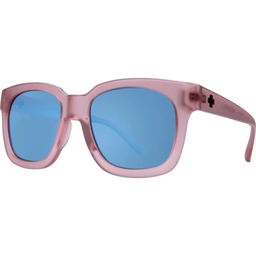 عینک آفتابی اسپای مدل SPY Shandy Matte Trans Blush - Gray with Light Blue Flash Mirror - Image 2