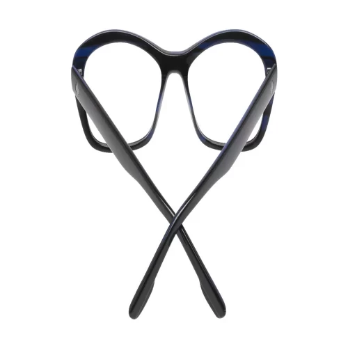 عینک طبی اسپای Spy Mona 52 Black Blue Horn - Image 5