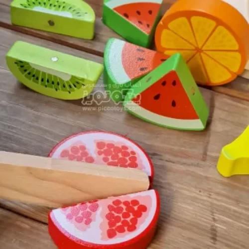 پازل چوبی مگنتی میوه ها کد MWZ0233