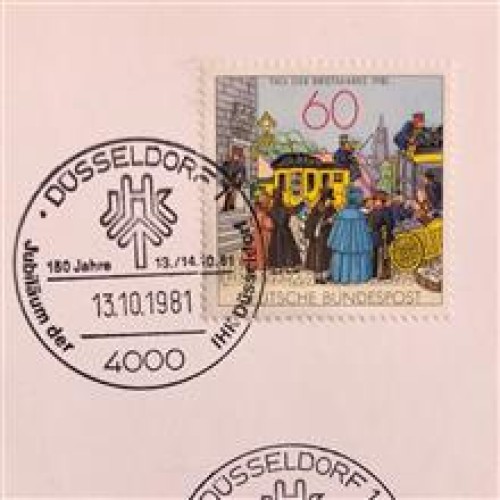 فروش کارت مهر روز آلمان 1981