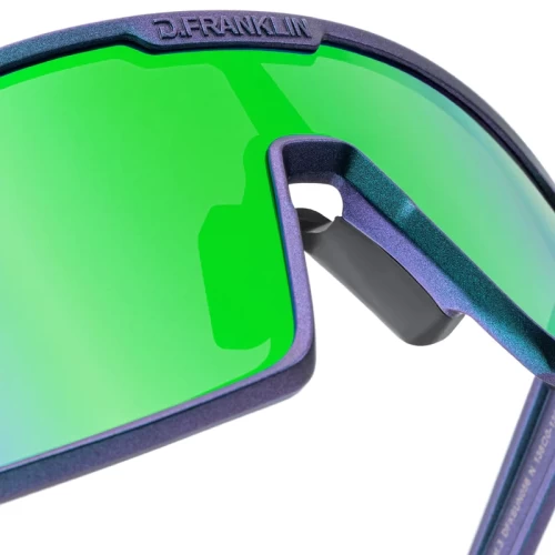 عینک آفتابی دی فرانکلین مدل D.franklin WIND LIMITED EDITION / IRIDISCENT NAVY - GREEN - Image 5