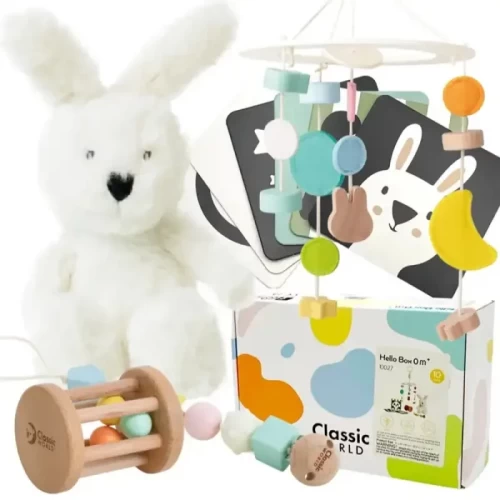 باکس نوزادی چوبی کلاسیک ورلد classic world HELLO BOX کد 10027