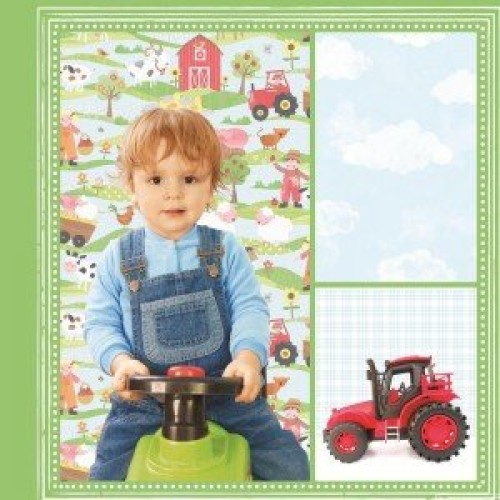 کاغذ دیواری انگلیسی اتاق کودک - تاینی تاتز G45132 tiny tots
