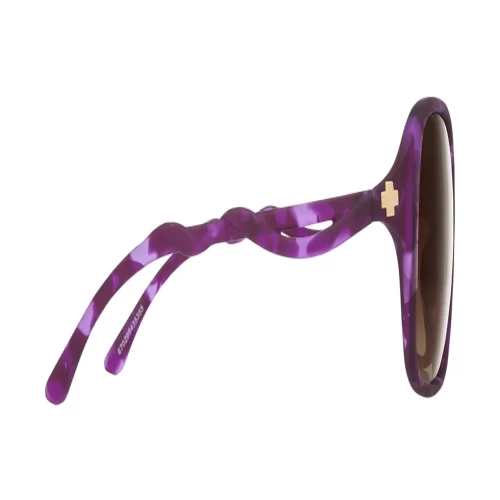 عینک آفتابی اسپای Spy Fiona Soft Matte Purple Tort Happy Bronze Fade - Image 4